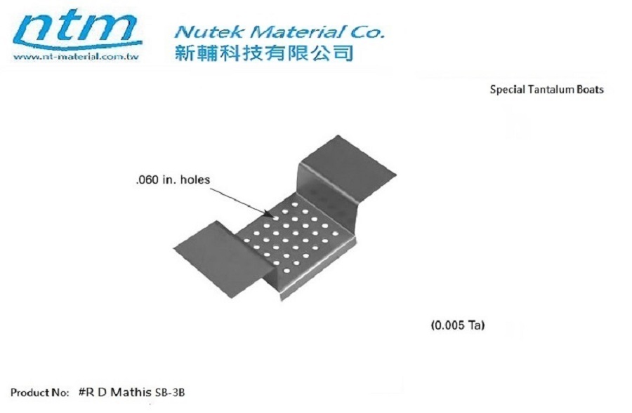 Special Tantalum Boats-Sb-3B